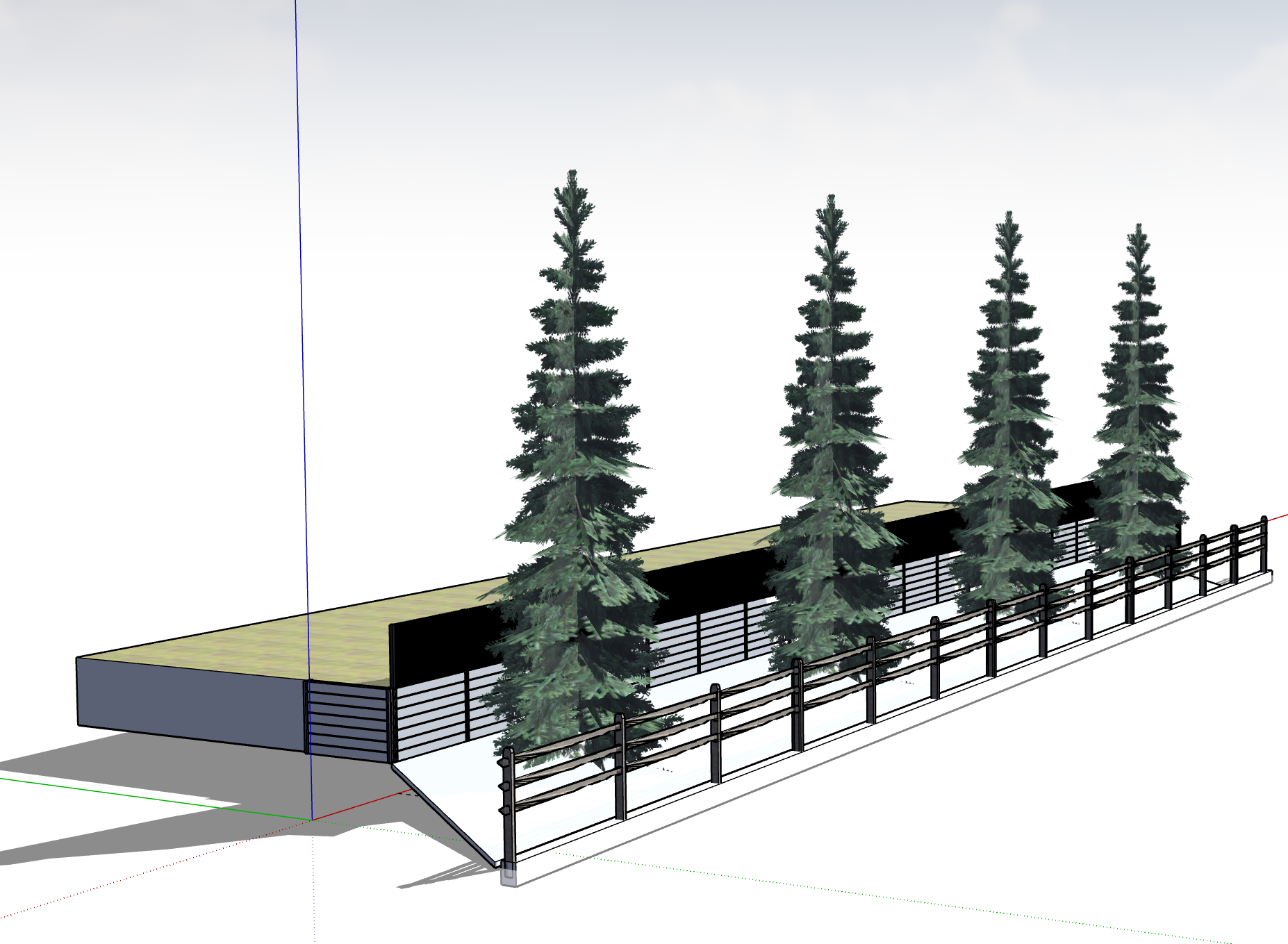 CAD design — engineering 3D render before build